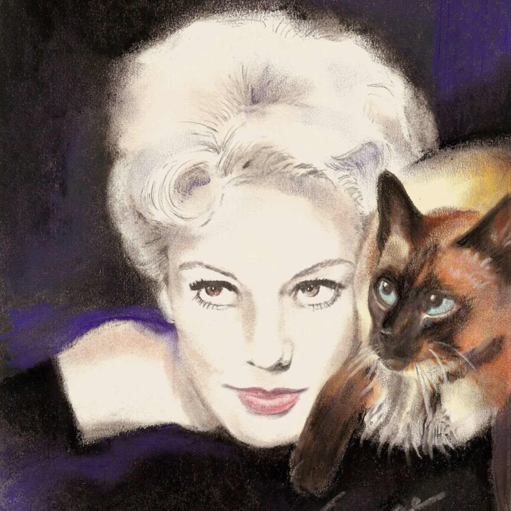 Gillian & Pyewacket print by Connie Troupe